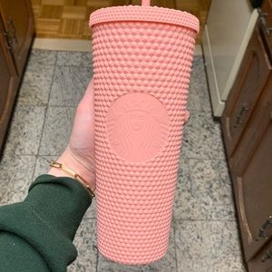 Starbucks new baby pink studded cup